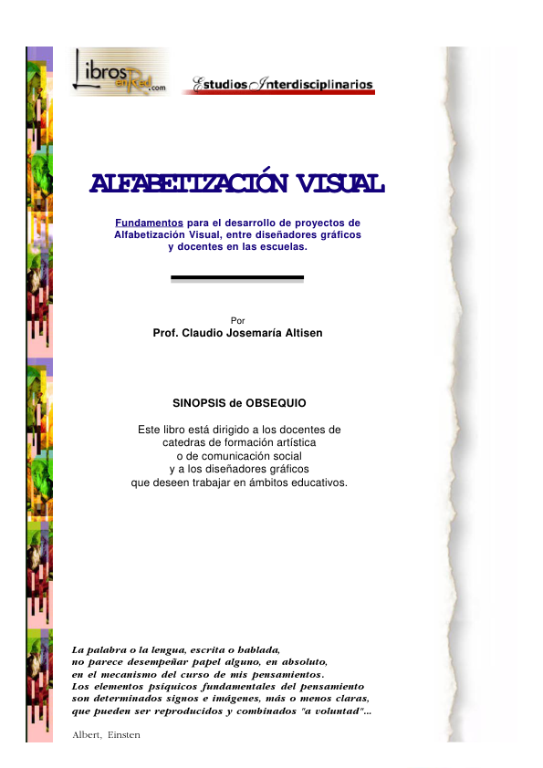 Portada de ALFABETIZACION VISUAL